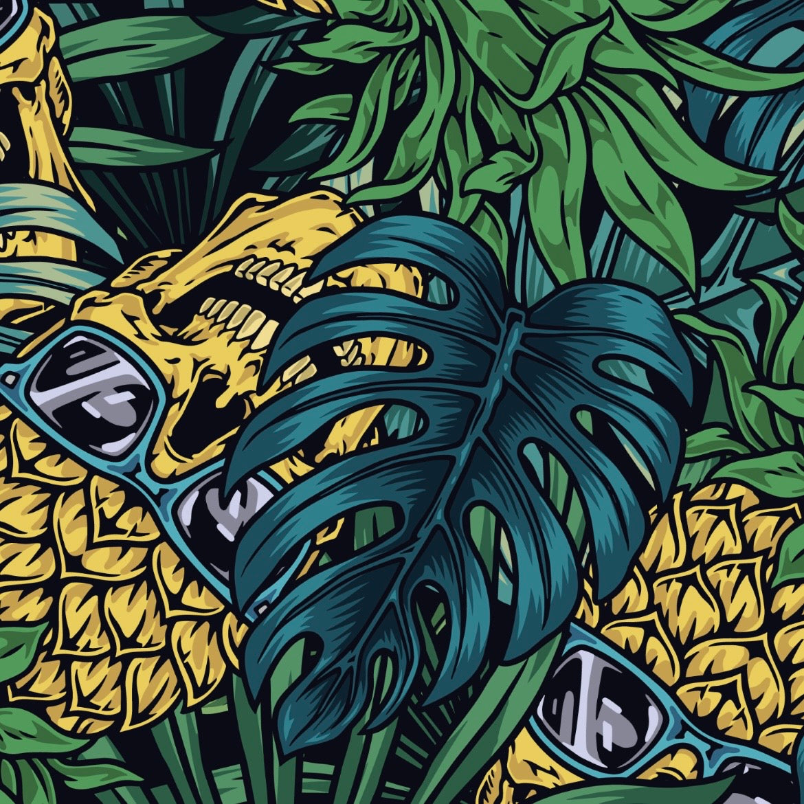 Pineapple Skulls