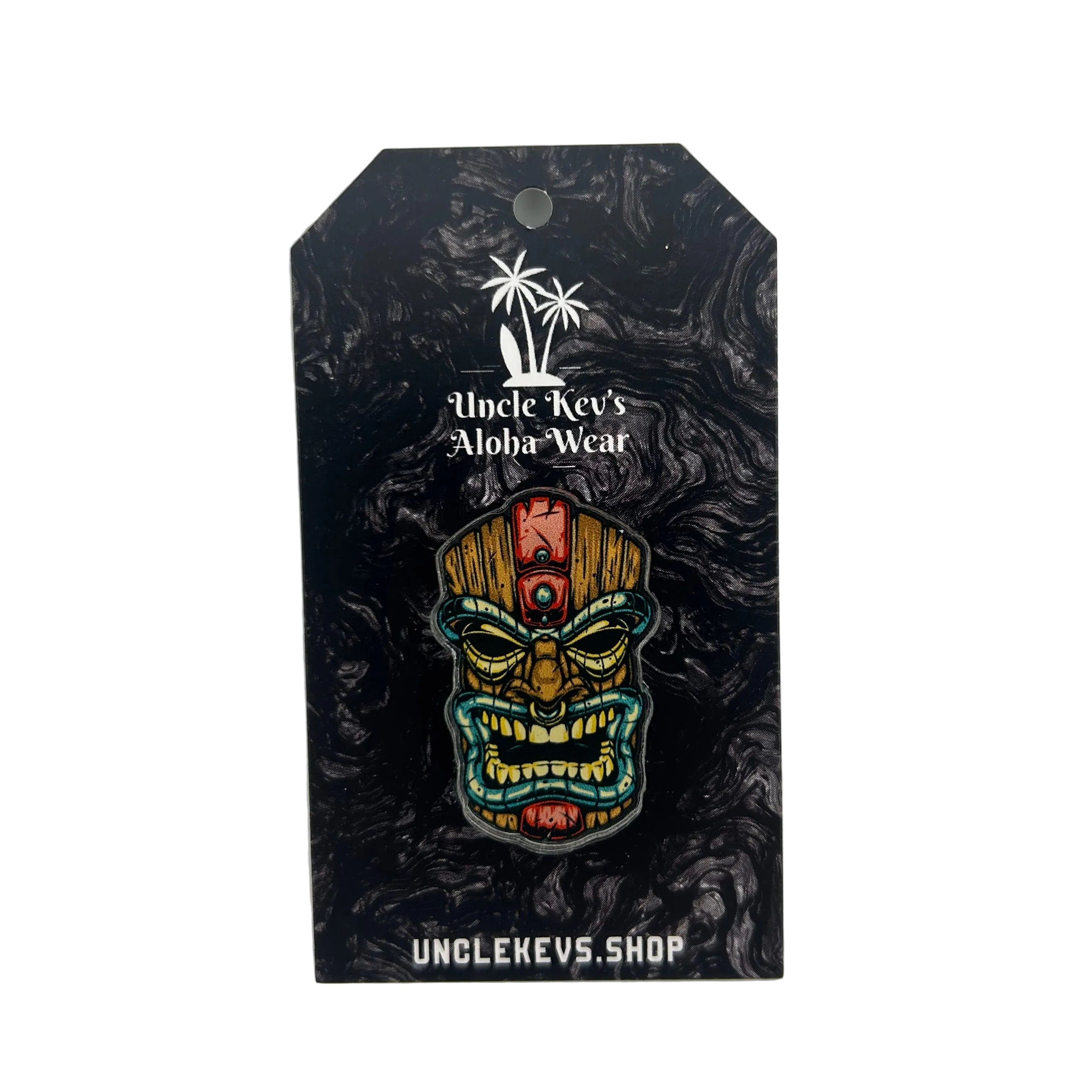 Crazy Tiki Acrylic Pin