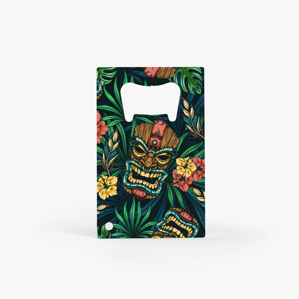 Crazy Tikis Card Bottle Opener