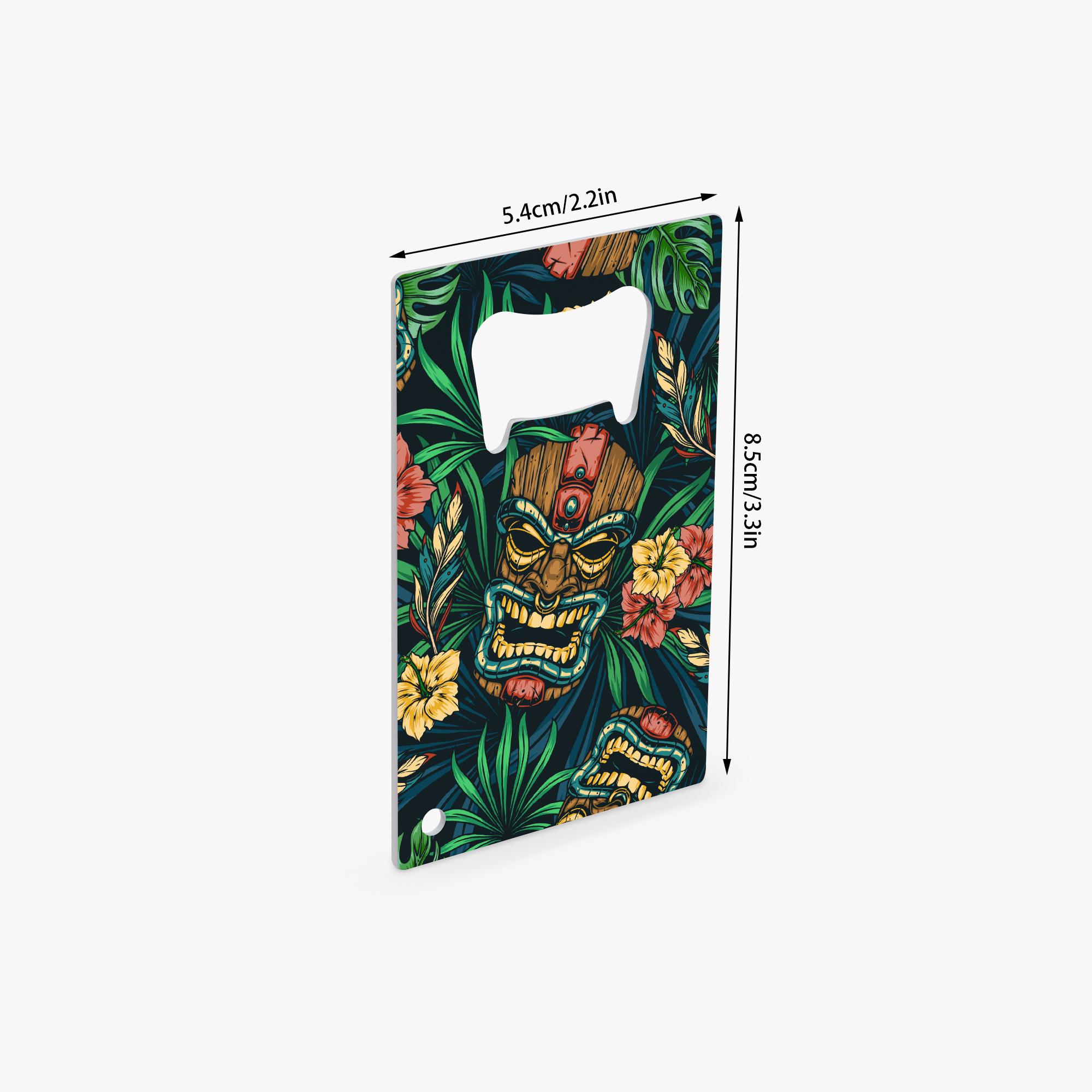 Crazy Tikis Card Bottle Opener
