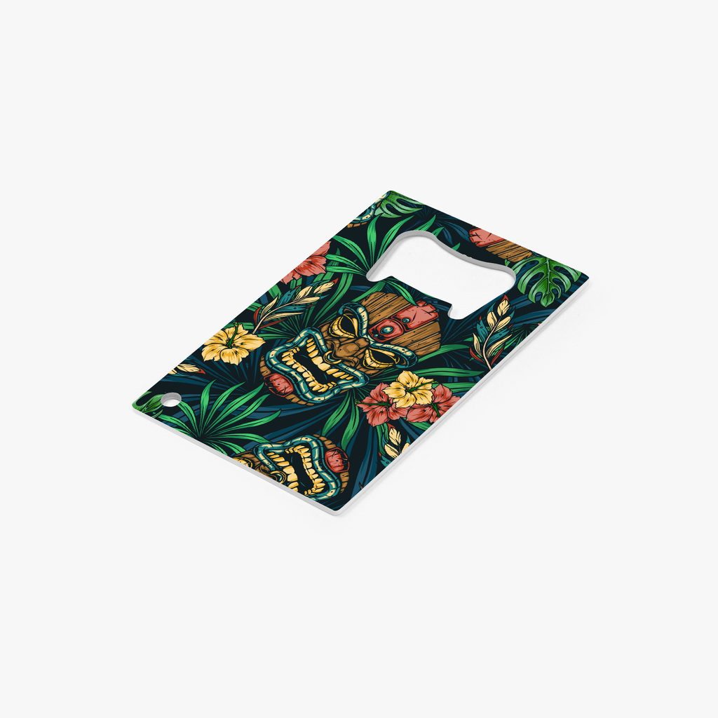 Crazy Tikis Card Bottle Opener