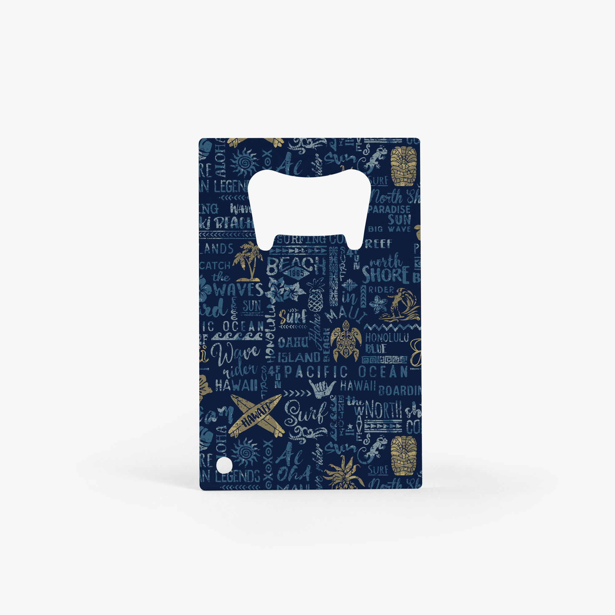Hawaiian Surf Card Bottle Opener