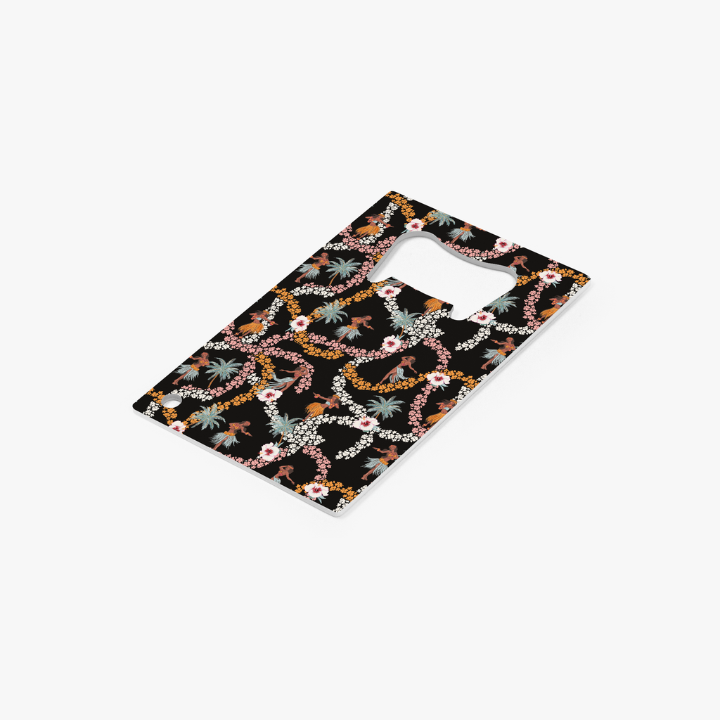Hibiscus Hula Card Bottle Opener