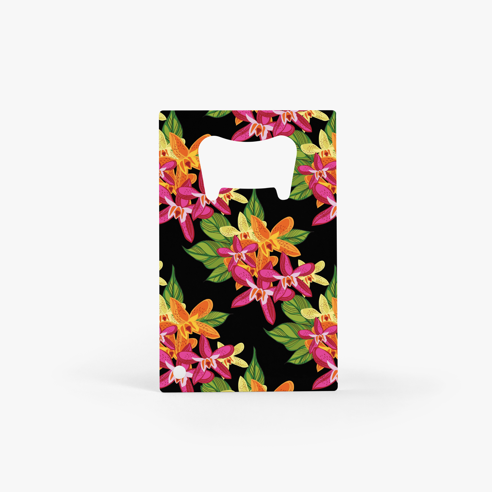 Orchid Oasis Card Bottle Opener