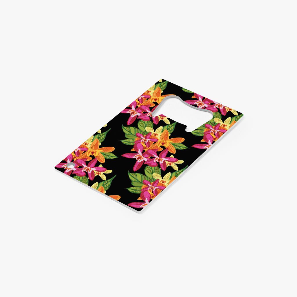 Orchid Oasis Card Bottle Opener