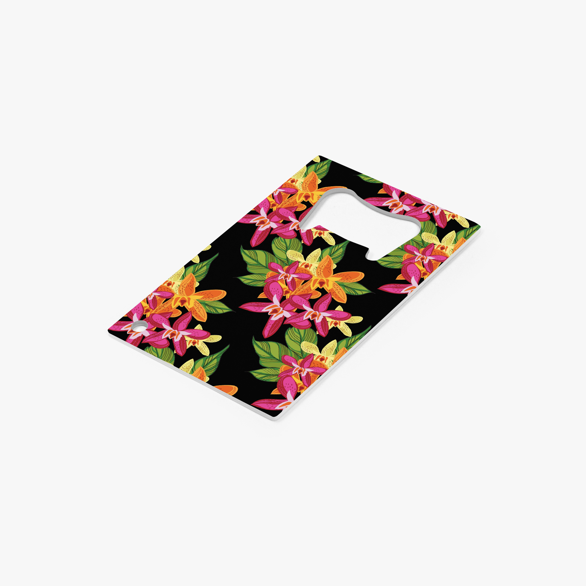 Orchid Oasis Card Bottle Opener