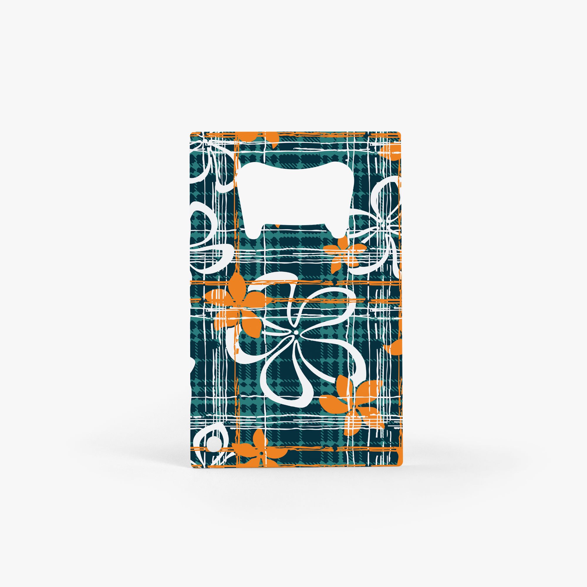 Paniolo Plaid Card Bottle Opener