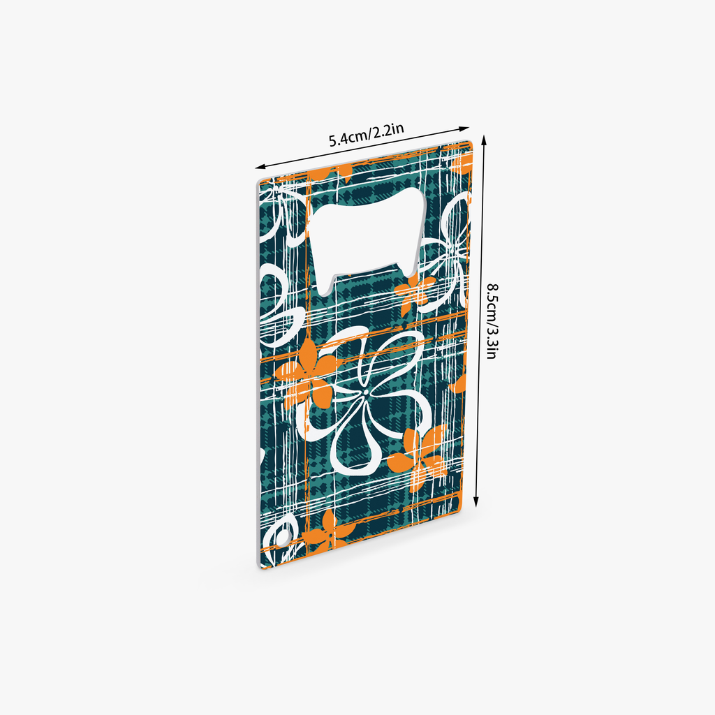 Paniolo Plaid Card Bottle Opener