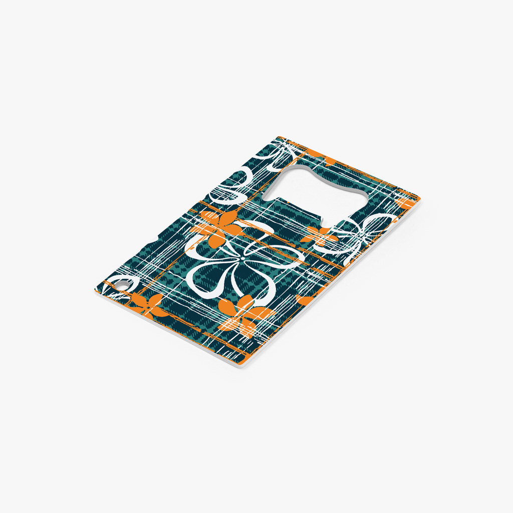 Paniolo Plaid Card Bottle Opener