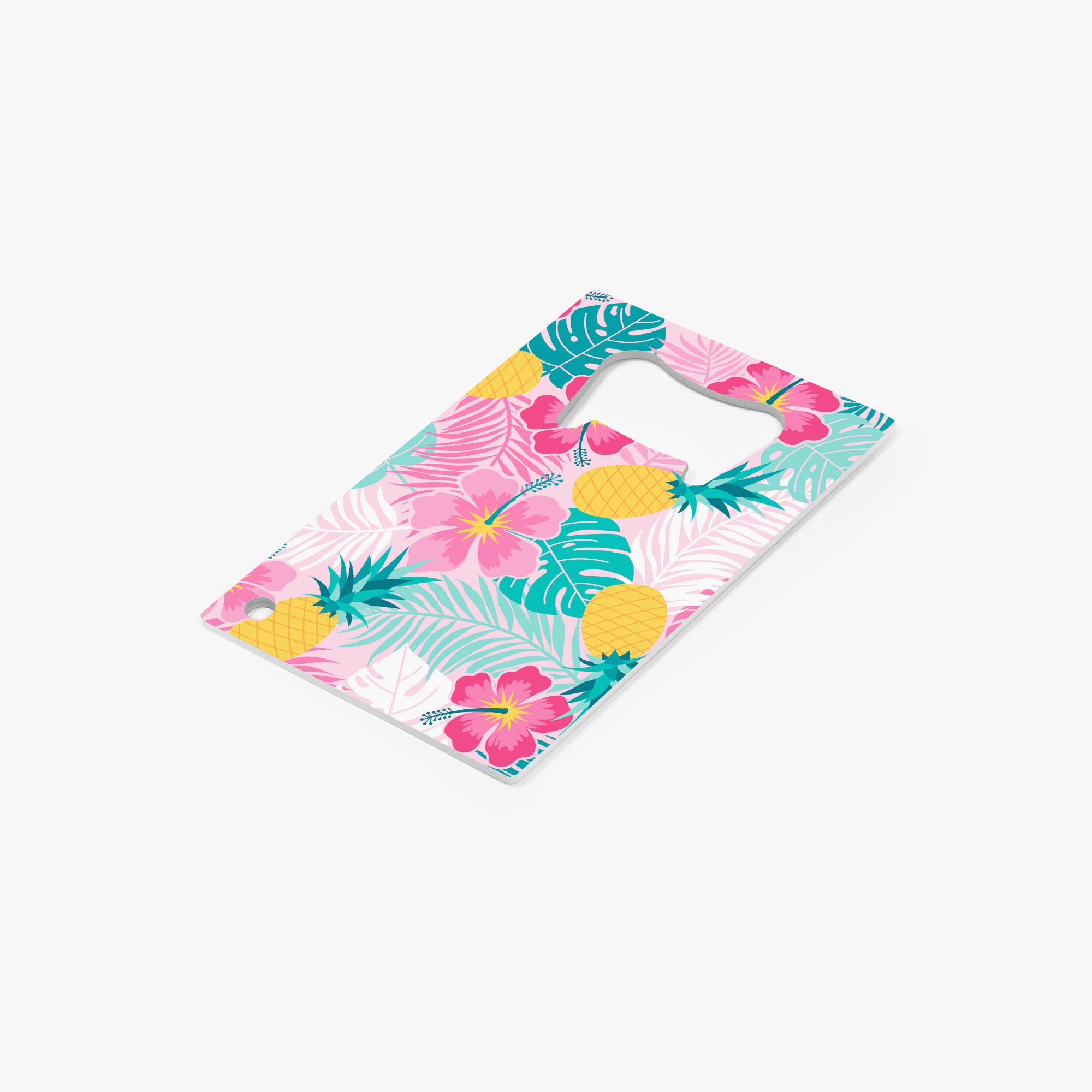 Paradise Blooms Card Bottle Opener