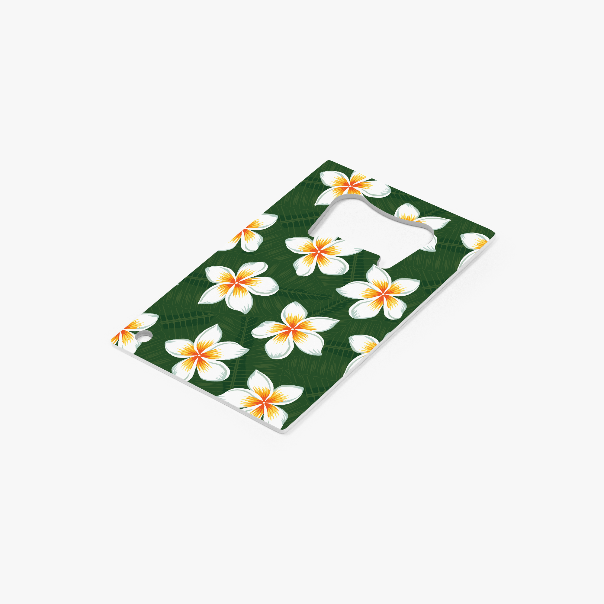 Plumeria Paradise Card Bottle Opener