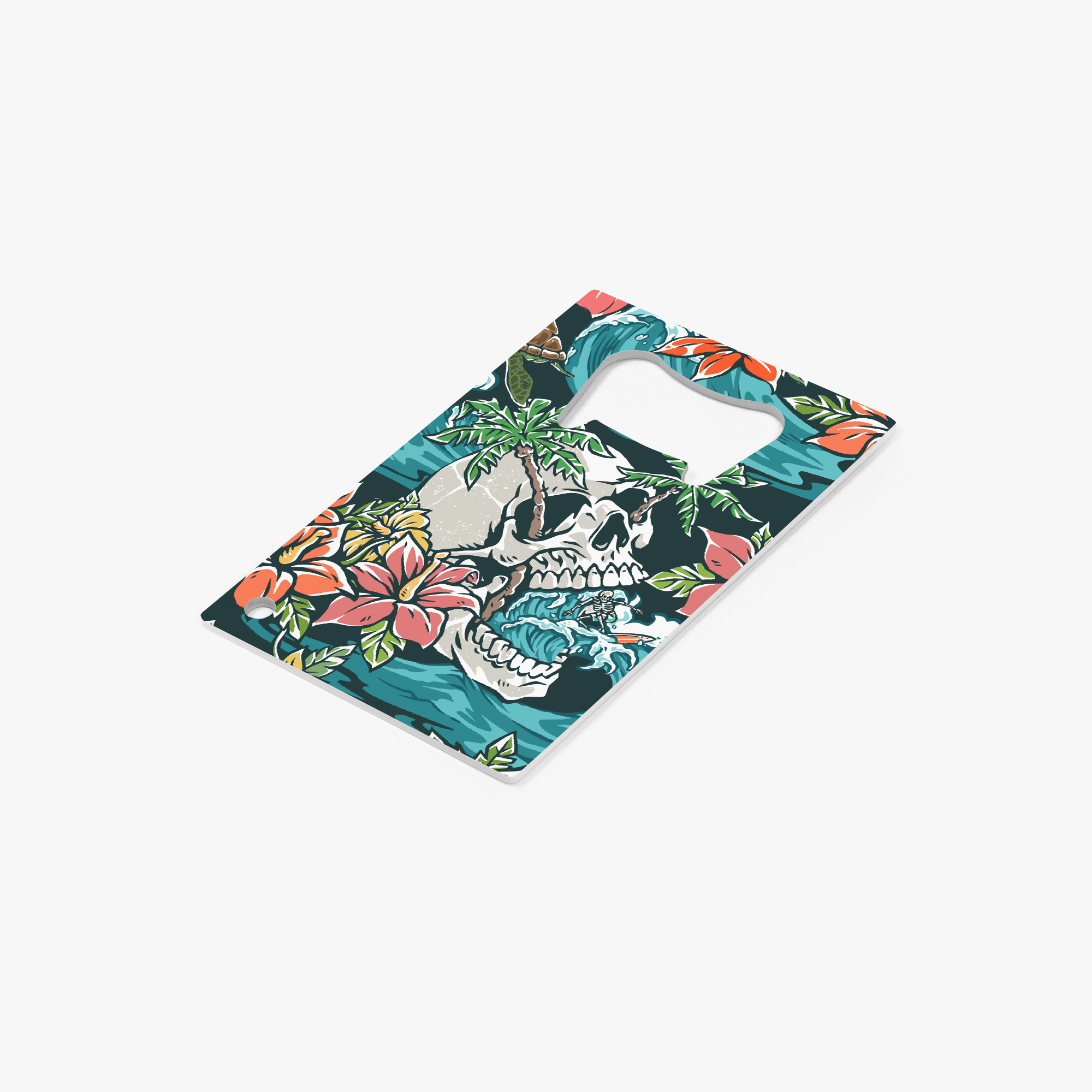 Skull Swell Card Bottle Opener