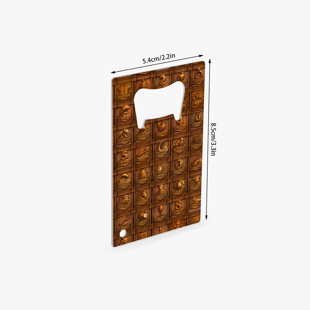 ‘Ōlelo Hawai’i Card Bottle Opener