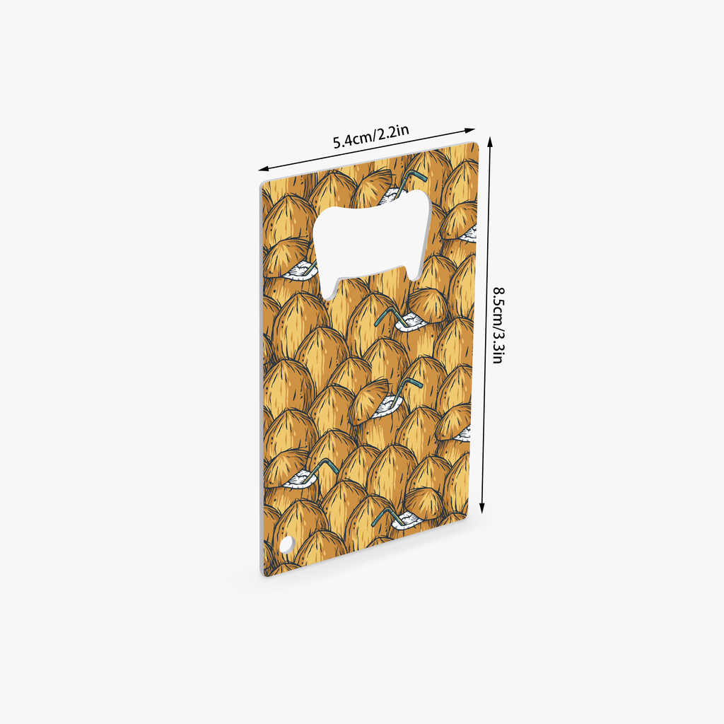 Coconut Crush Card Bottle Opener