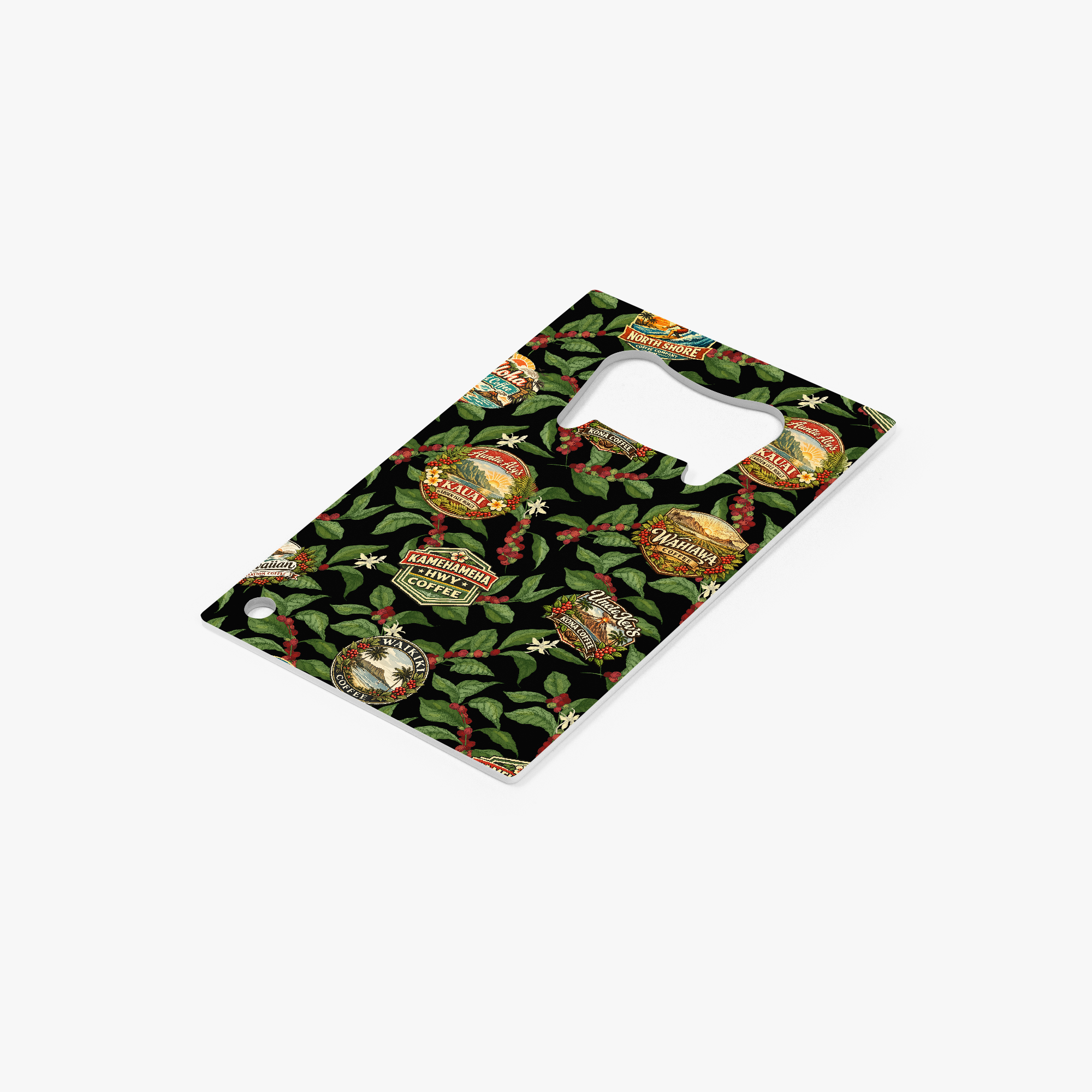 Island Roast Card Bottle Opener