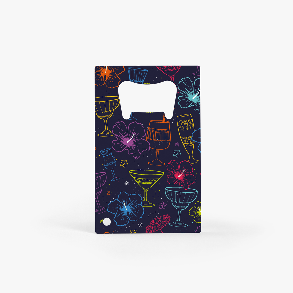 Luminous Libations Card Bottle Opener
