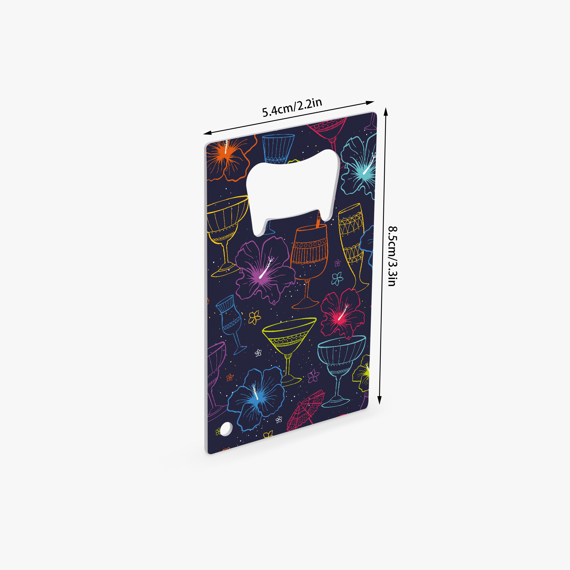 Luminous Libations Card Bottle Opener