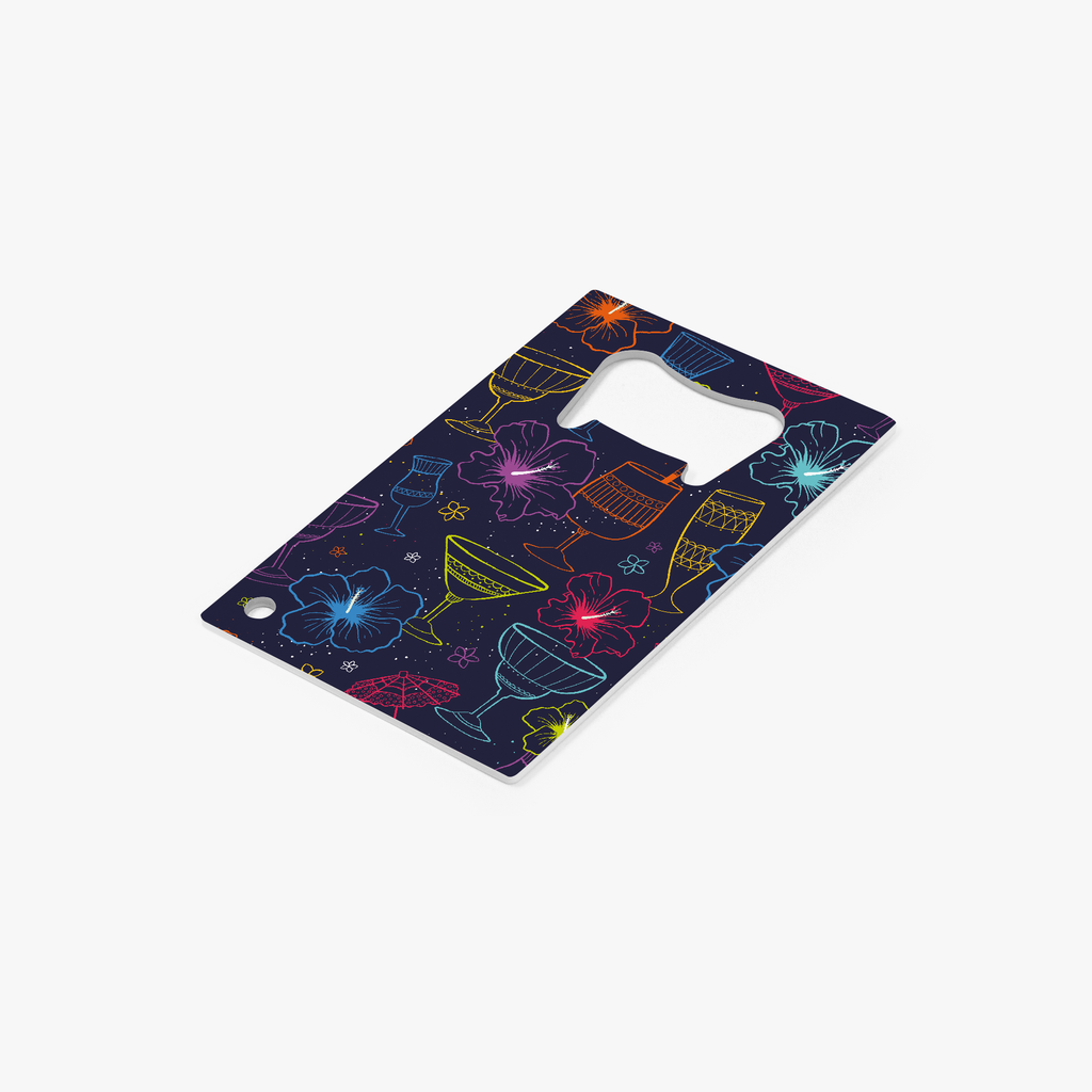Luminous Libations Card Bottle Opener