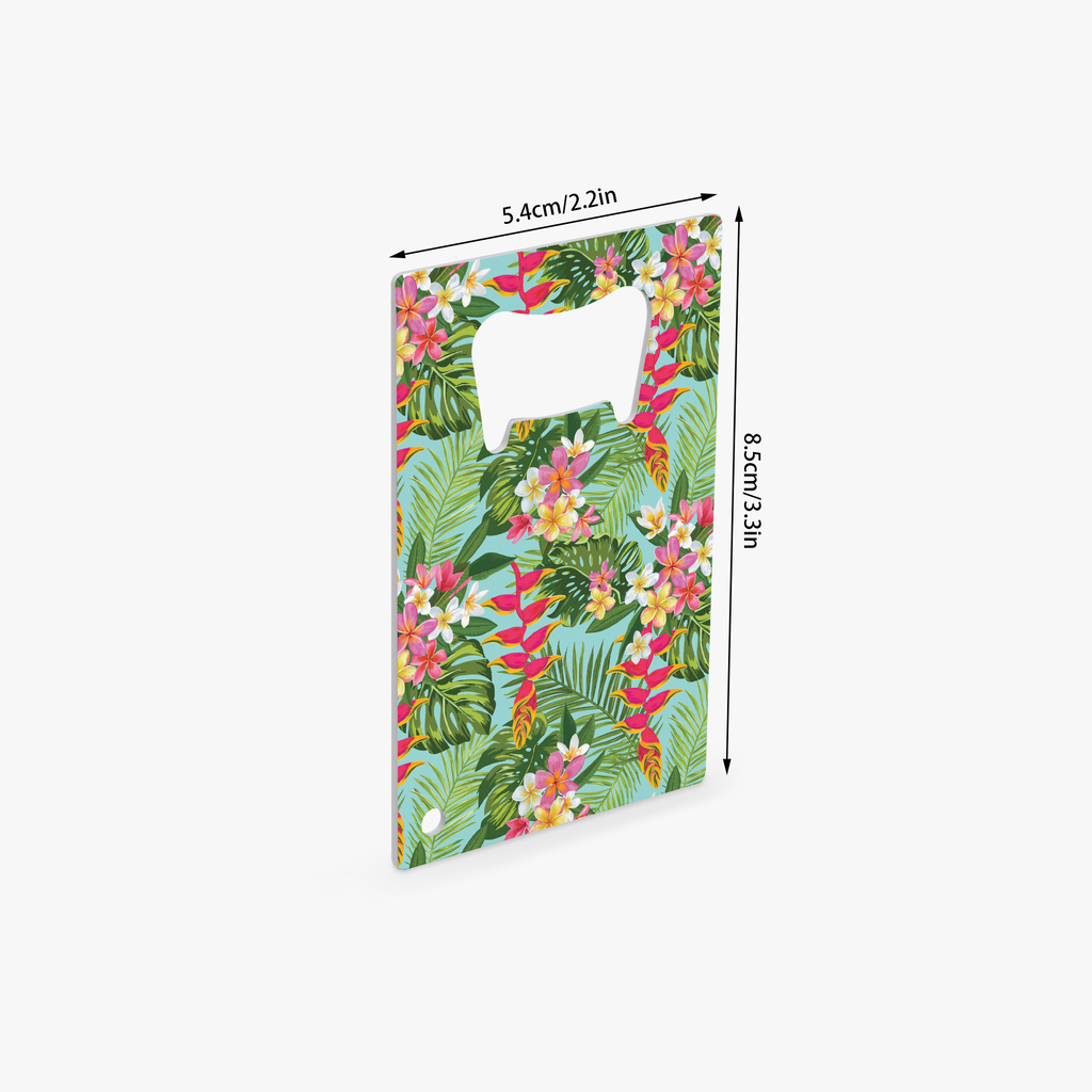 Plumeria Canopy Card Bottle Opener