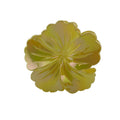 Hibiscus Hair Clip - Large: Iridescent Yellow