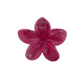 Plumeria Hair Clip - Large: Marbled Dark Pink