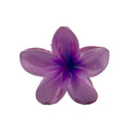 Plumeria Hair Clip - Large: Purple