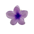 Plumeria Hair Clip - Large: Lavender