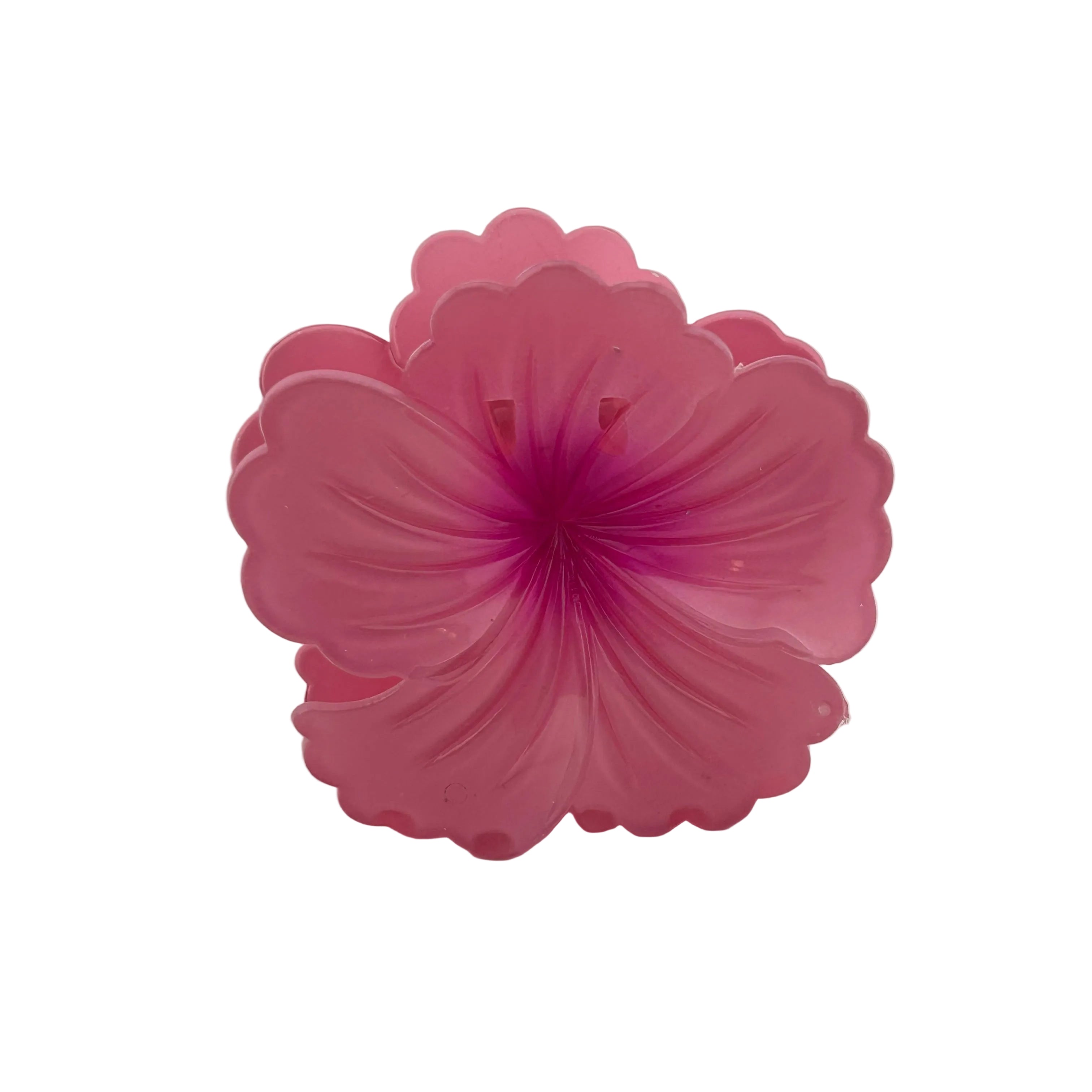 Hibiscus Hair Clip - Large: Pink #2