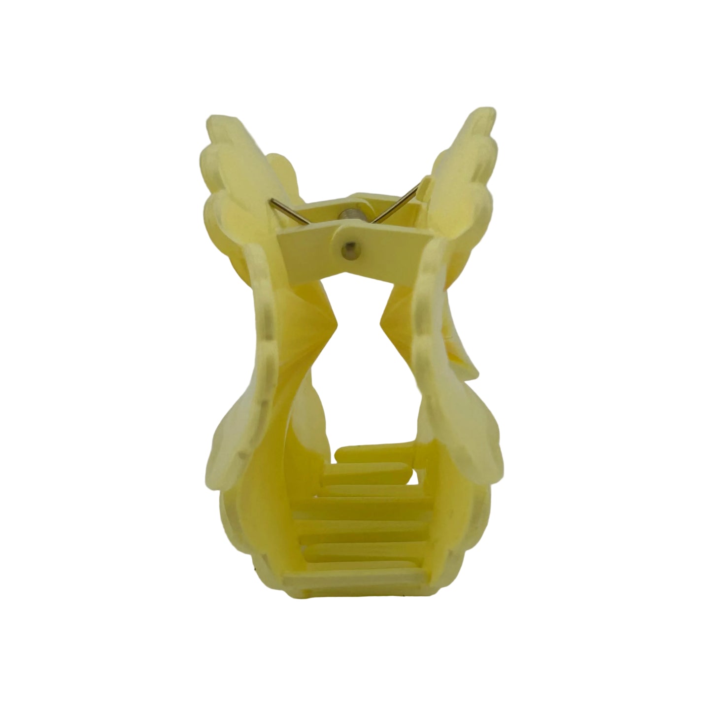 Hibiscus Hair Clip - Large: Yellow