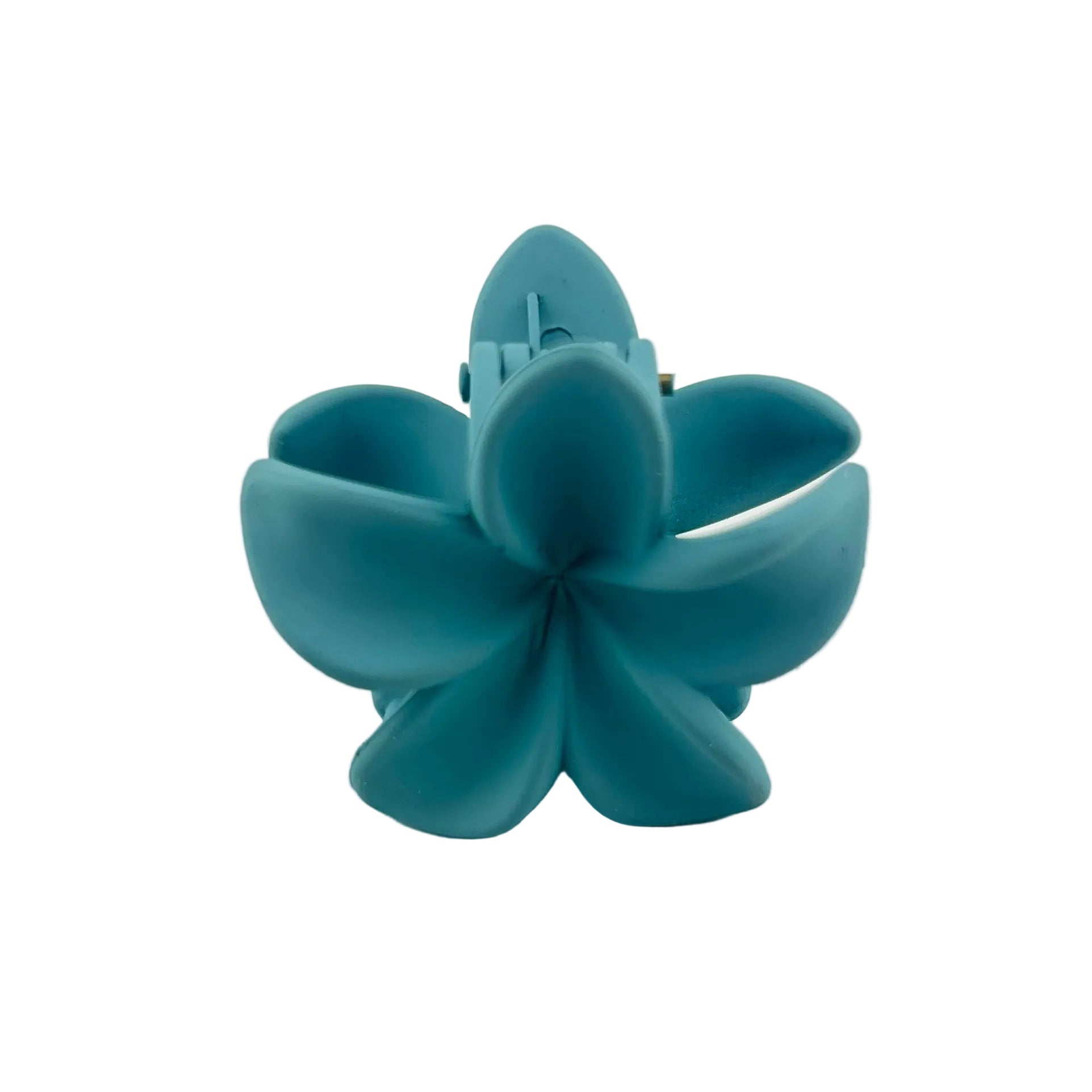Plumeria Hair Clip - Small: Ocean Blue
