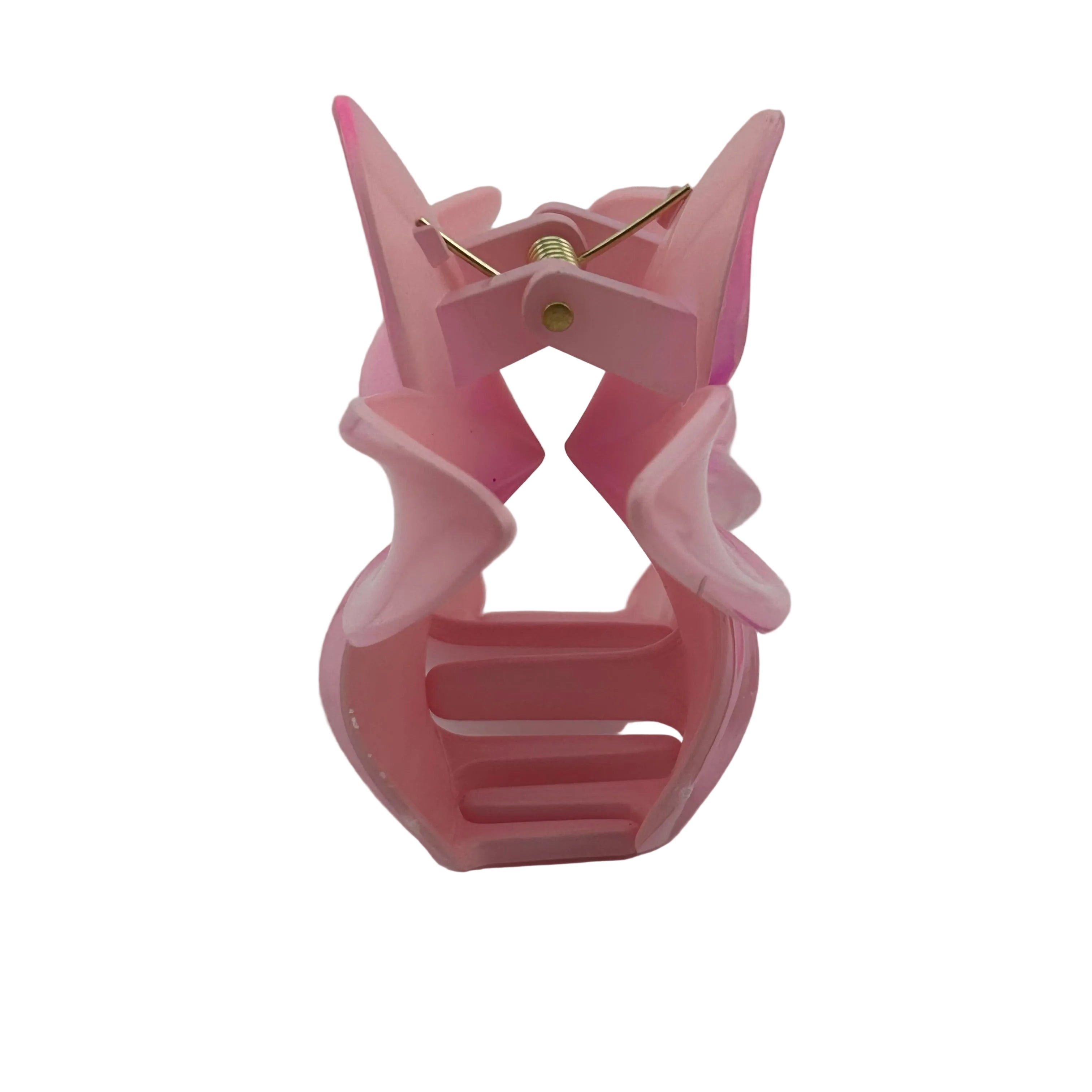 Plumeria Hair Clip - Large: Pink