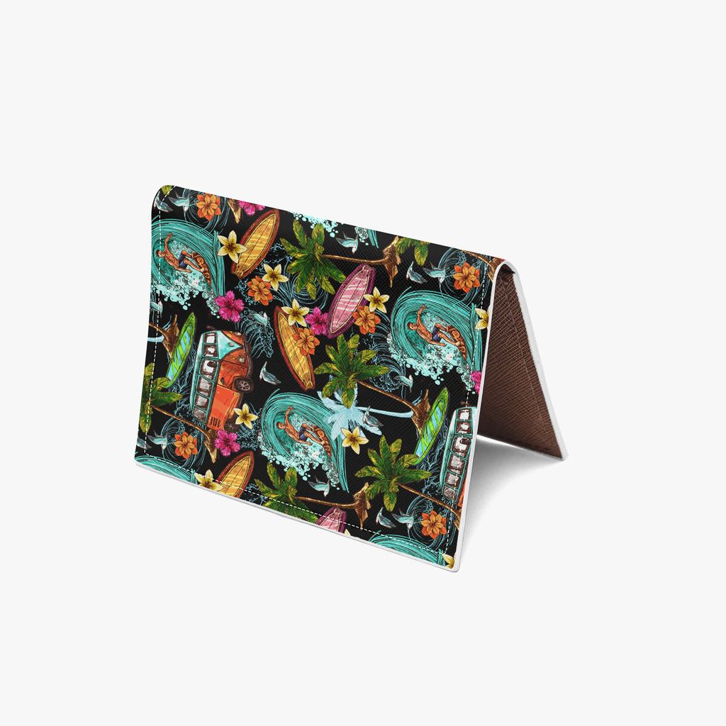 Hawaiian Sketches Dark Passport Holder