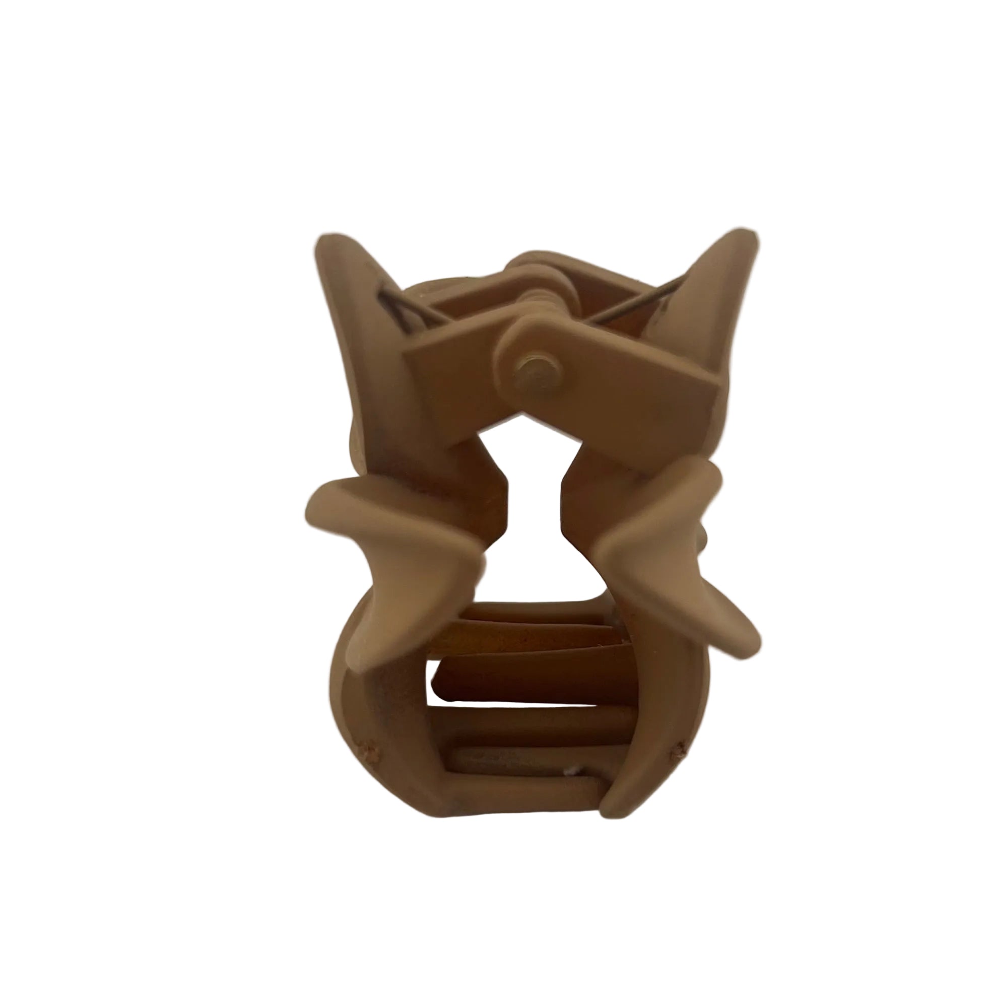Plumeria Hair Clip - Small: Coffee