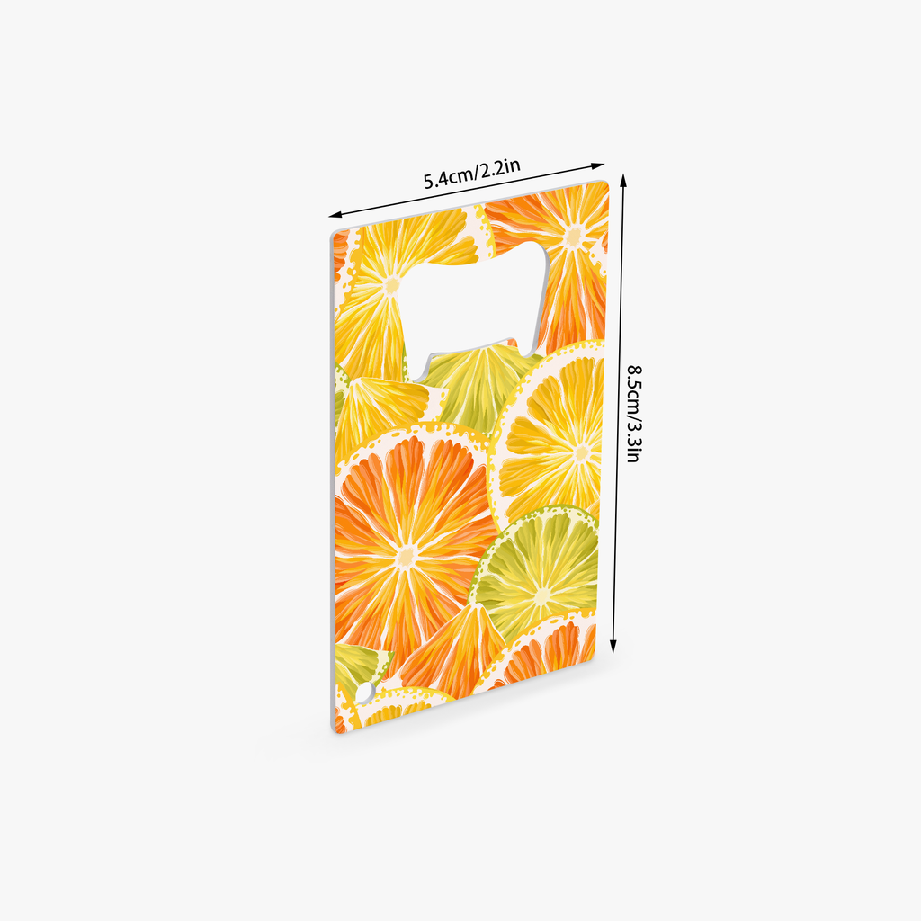 Citrus Crush Card Bottle Opener