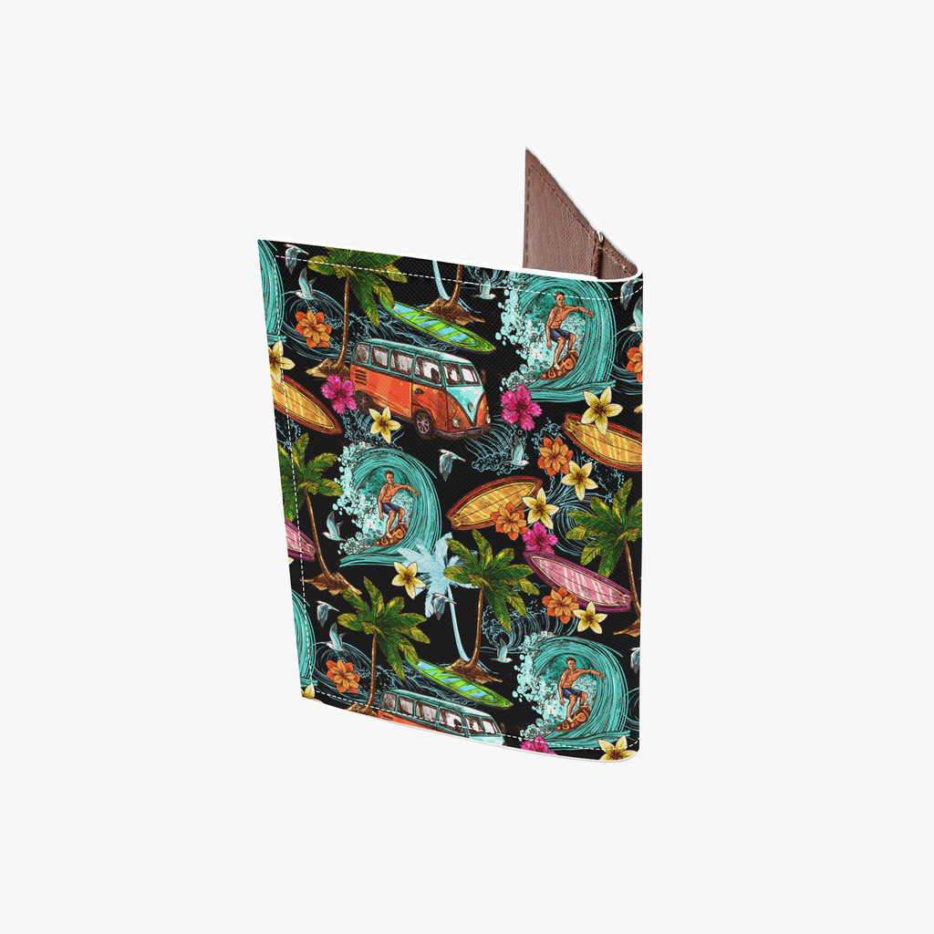 Hawaiian Sketches Dark Passport Holder