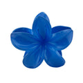 Plumeria Hair Clip - Large: Blue