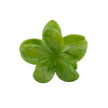 Plumeria Hair Clip - Large: Marbled Green