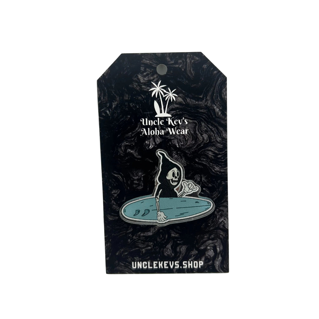 Grim Surfer Acrylic Pin