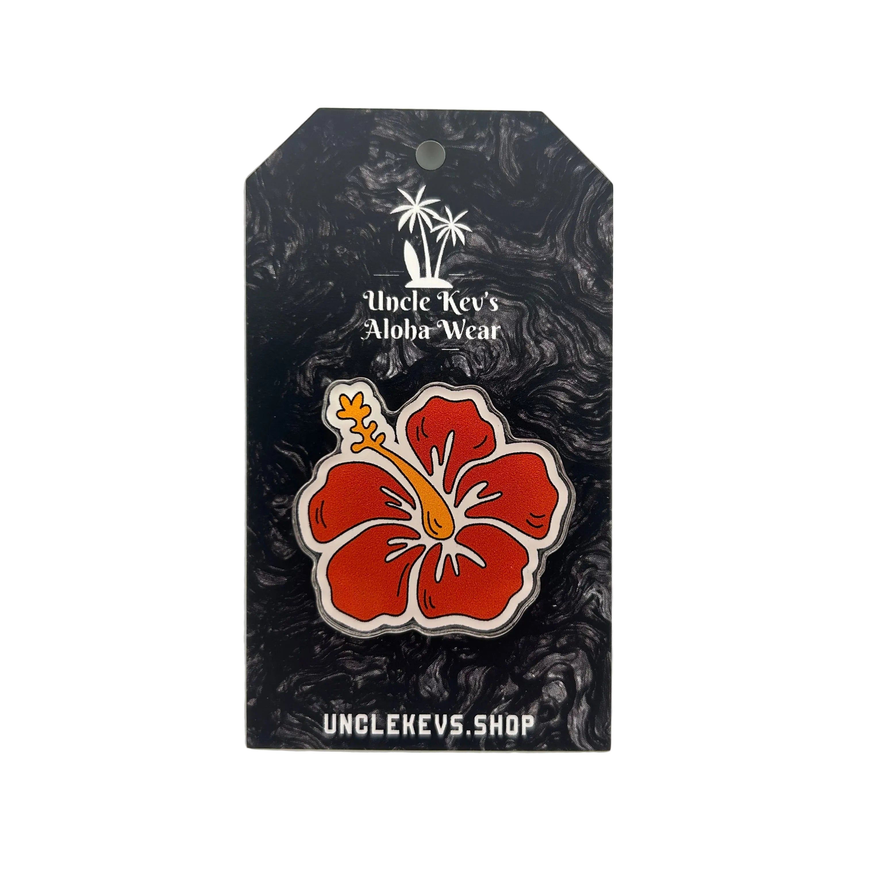 Hibiscus Acrylic Pin