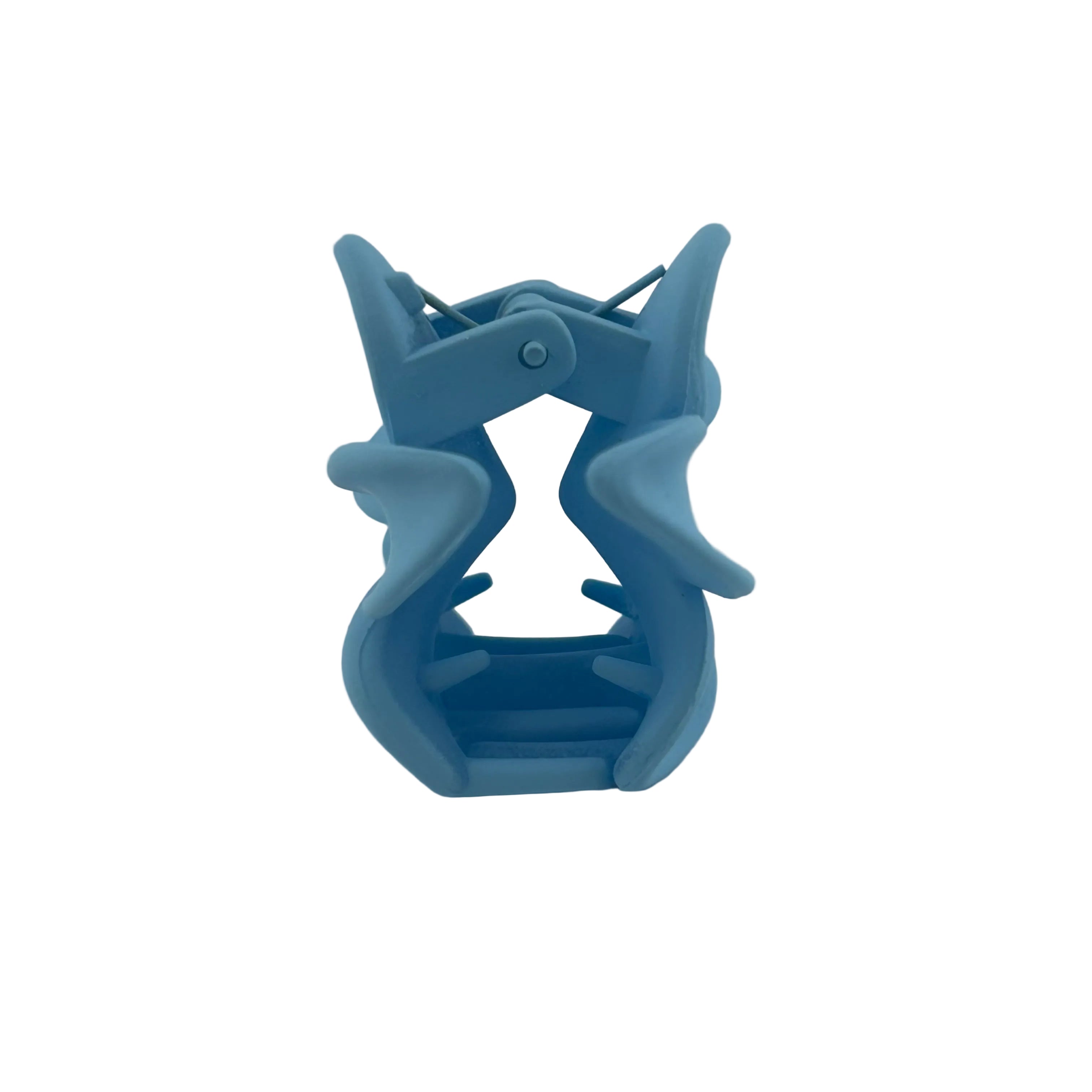 Plumeria Hair Clip - Small: Sky Blue