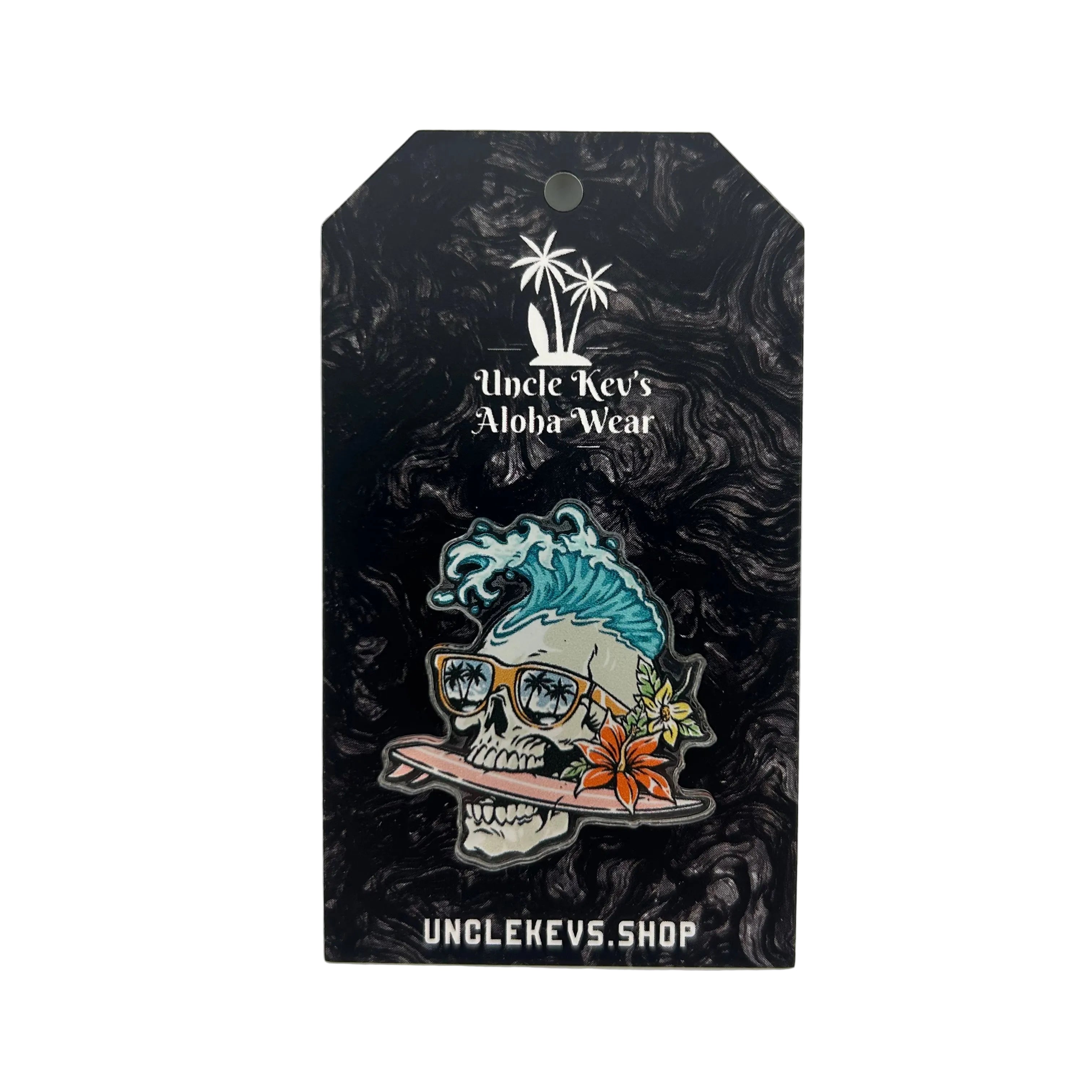 Wave Mohawk Acrylic Pin