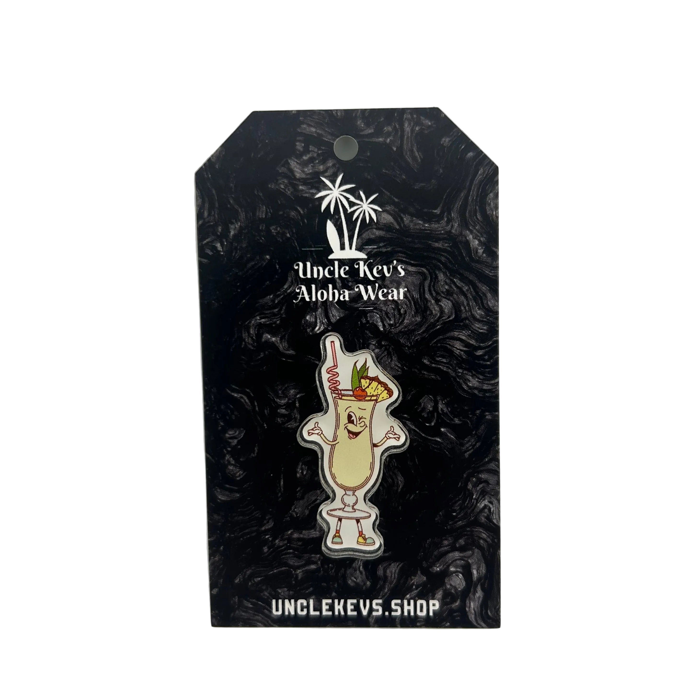 Tiki Drink Acrylic Pin