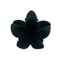 Plumeria Hair Clip - Small: Black
