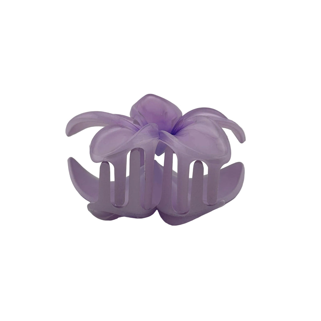 Plumeria Hair Clip - Large: Lavender