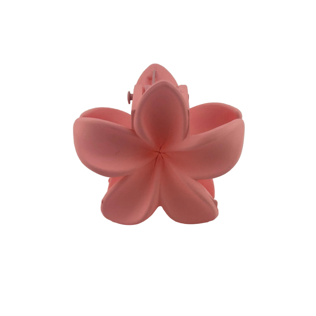 Plumeria Hair Clip - Small: Pink