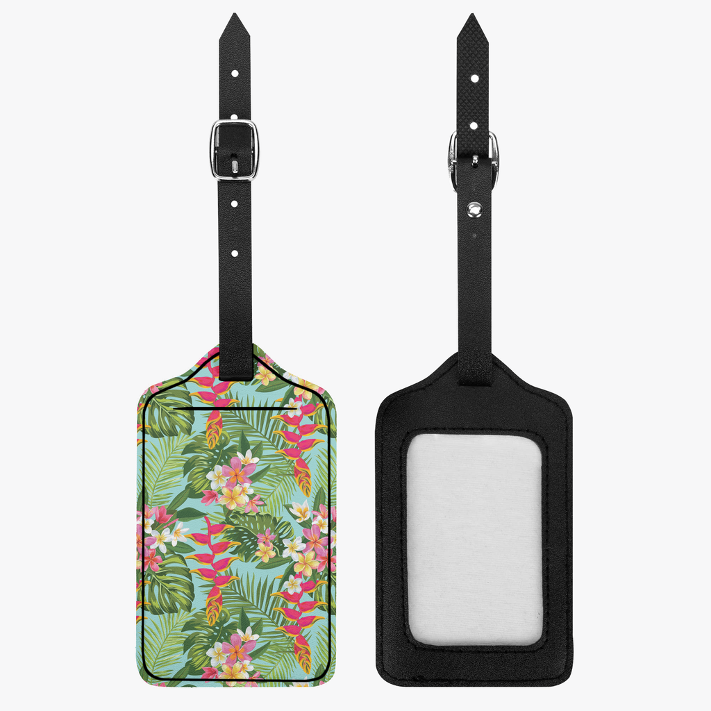 Plumeria Canopy Luggage Tag