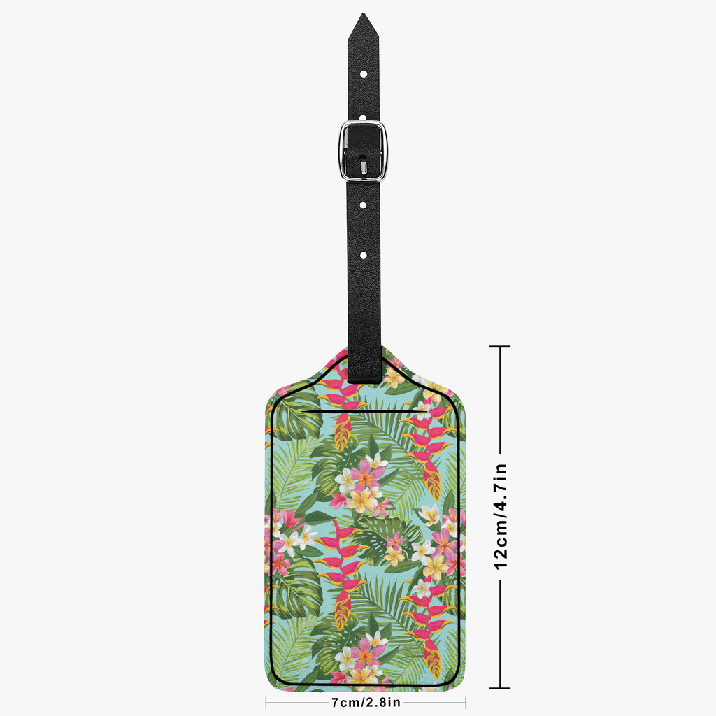 Plumeria Canopy Luggage Tag