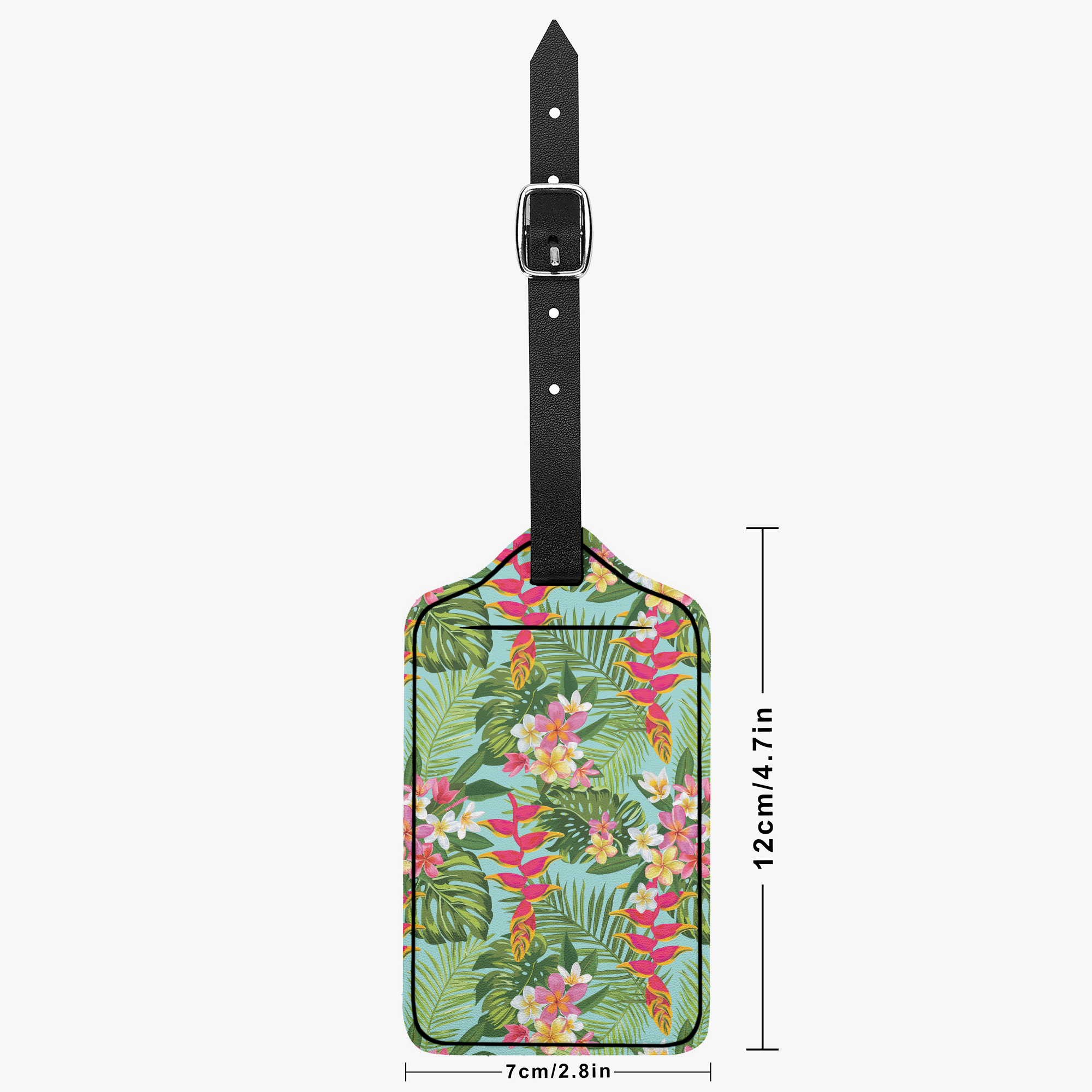 Plumeria Canopy Luggage Tag