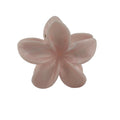 Plumeria Hair Clip - Large: Marbled Light Pink