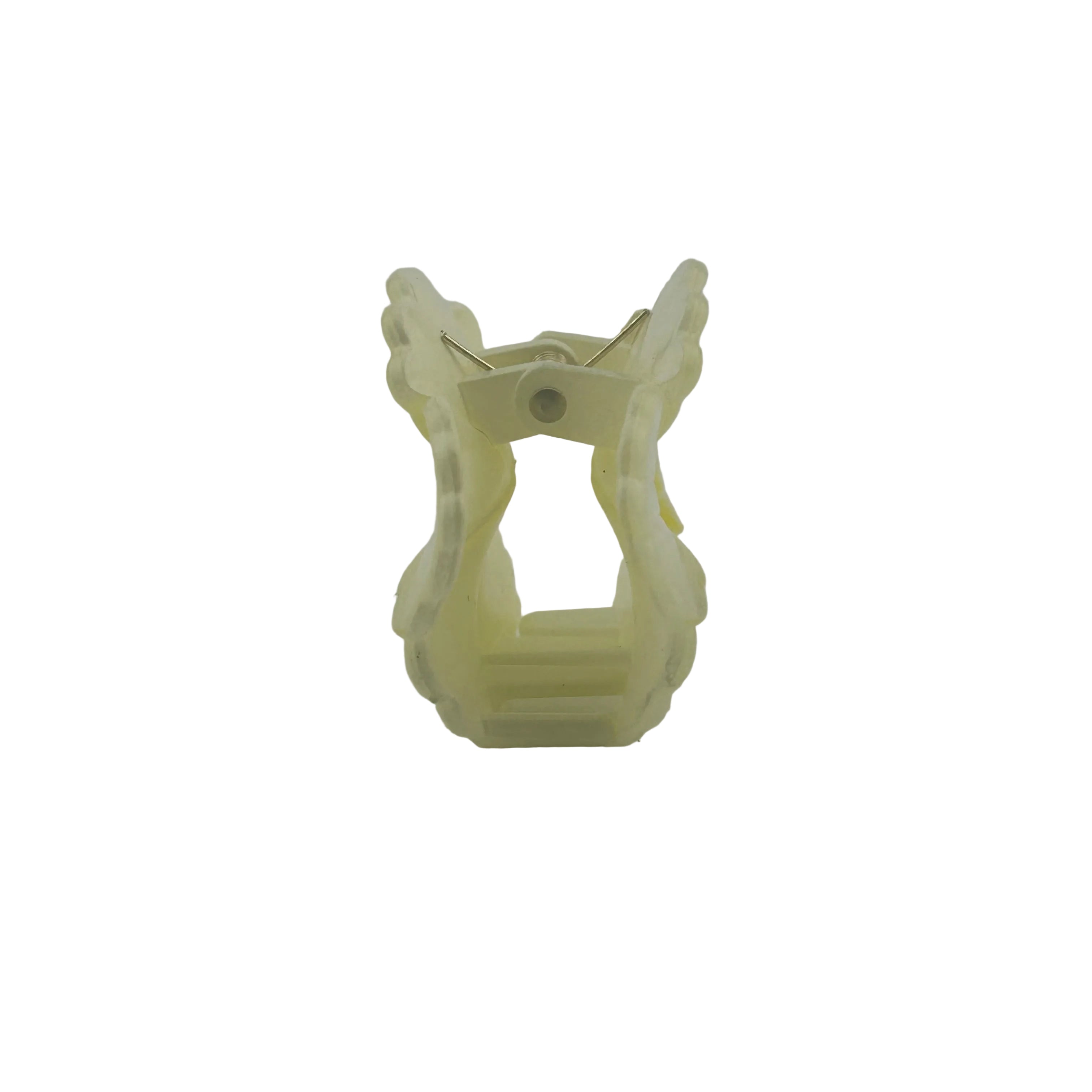 Hibiscus Hair Clip - Small: Cream/Yellow